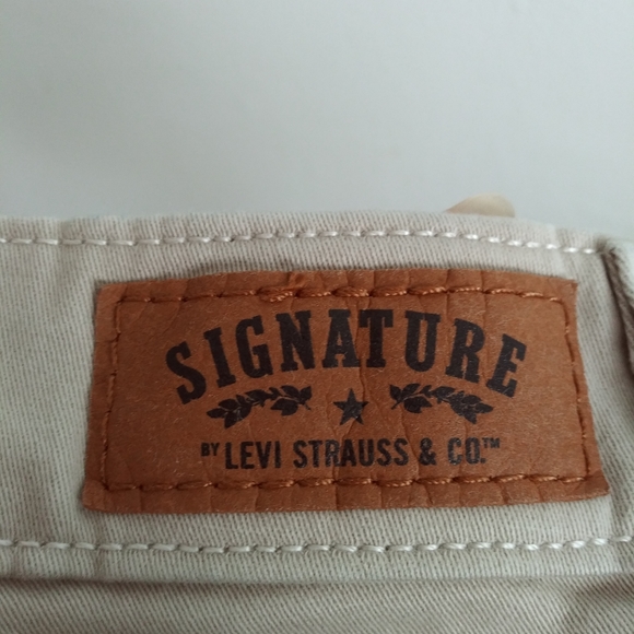 Signature By Levi Strauss Pant Men's 31X34 Sand Khaki Work Wear - Picture 7 of 7
